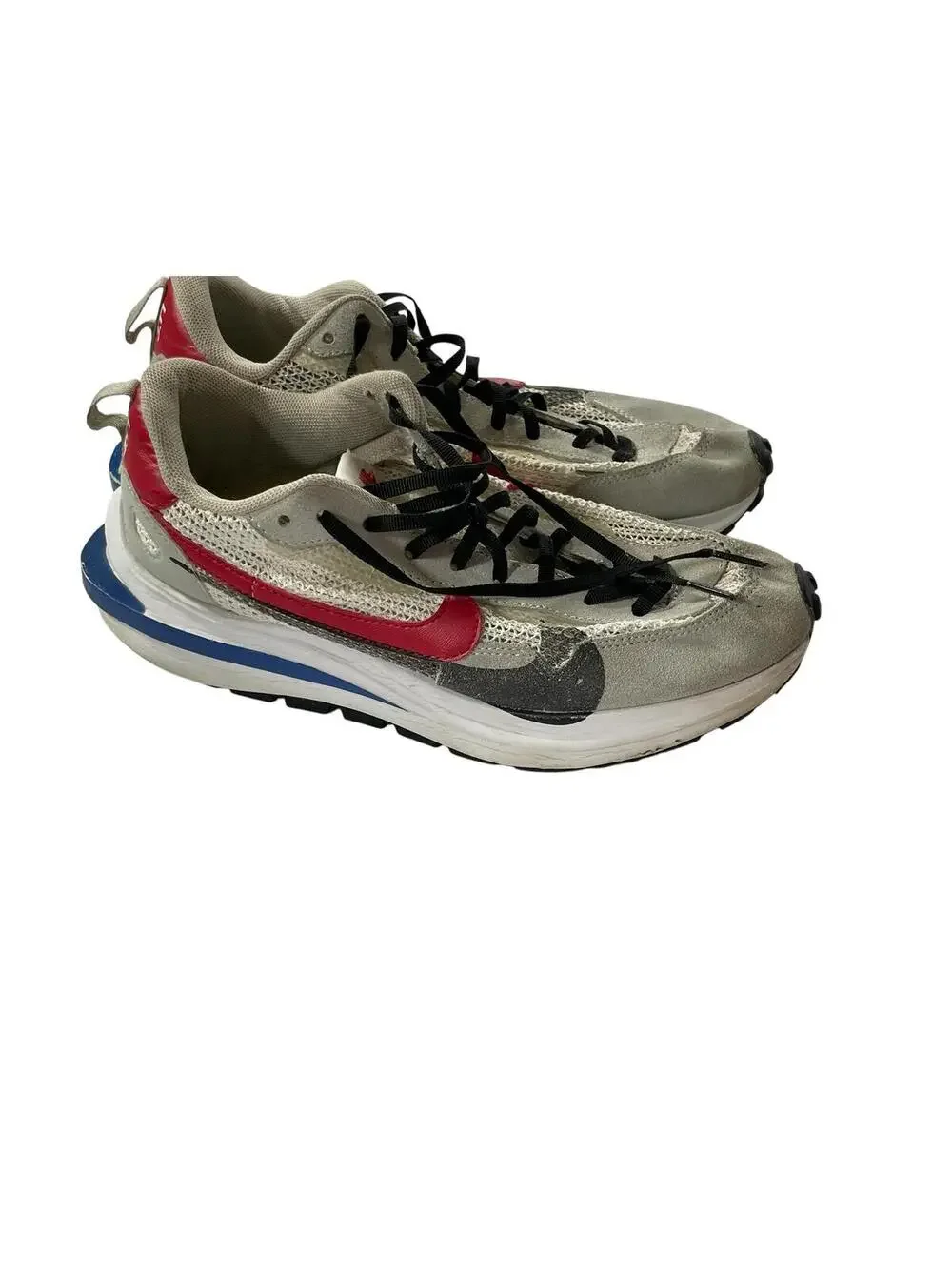 Nike x Sacai VaporWaffle Sail Sport Fuchsia CV1363-100 Mens Size Est 11.5-12